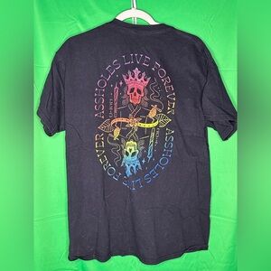 Rainbow King Suit ~ Black Graphic Men's Shirt